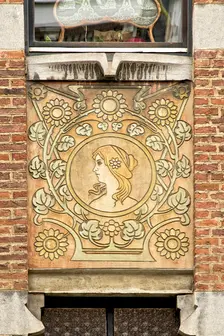 Maison Algave, 7 Rue Antoine Breart, Brussels, (1898), c2014-c2017. Artist: Alan John Ainsworth