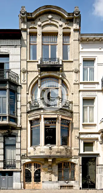 Maison Beukman, 83 RRue Faider, Brussels, Belgium, c2014-2017. Artist: Alan John Ainsworth.