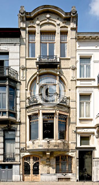 Maison Beukman, 83 RRue Faider, Brussels, Belgium, c2014-2017. Artist: Alan John Ainsworth.