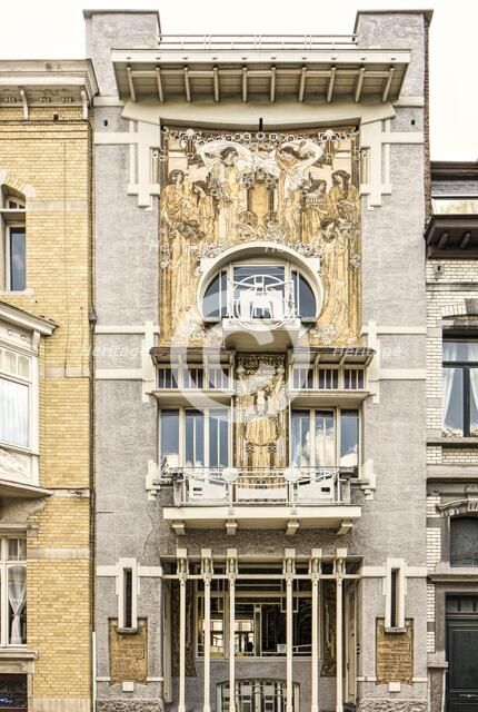 Maison Cauchie, 5 Rue des Francs, (1905), c2014-2017. Artist: Alan John Ainsworth.