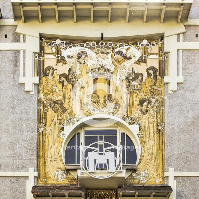 Maison Cauchie, Brussels, Belgium, c2014-2017.  Artist: Alan John Ainsworth.