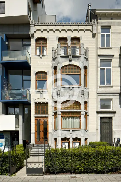 Maison du Lietenant Jean Delannoy, 120 Av. De Tervueren, (1906), c2014-2017. Artist: Alan John Ainsworth.
