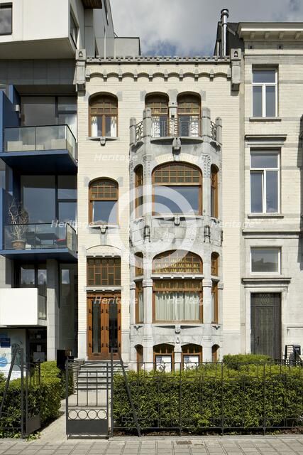 Maison du Lietenant Jean Delannoy, 120 Av. De Tervueren, (1906), c2014-2017. Artist: Alan John Ainsworth.