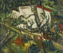 Maison de Clamart, c. 1918. Artist: Soutine, Chaim (1893-1943)