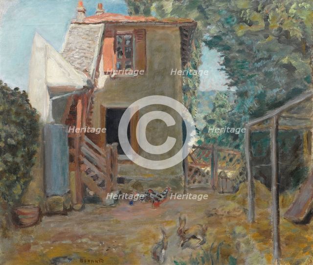 Maison de la Mère du Peintre Roussel à L'Étang-La-Ville , c. 1903. Creator: Bonnard, Pierre (1867-1947).