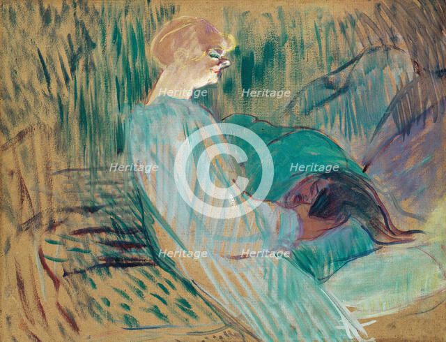 Maison de la rue des Moulins, Rolande, ca 1894. Creator: Toulouse-Lautrec, Henri, de (1864-1901).