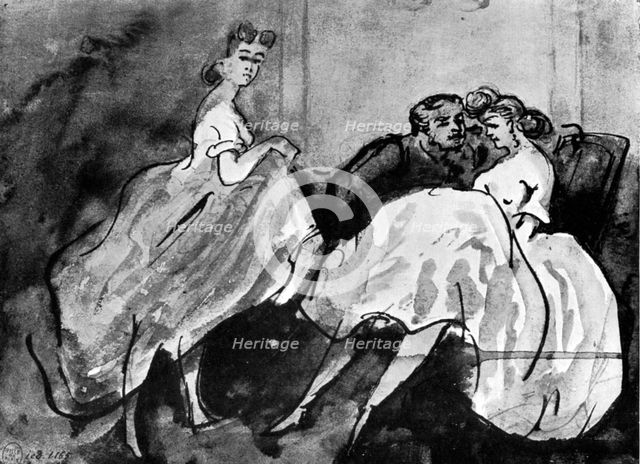 'Maison de Rendez-vous', 19th century, (1930). Artist: Constantin Guys