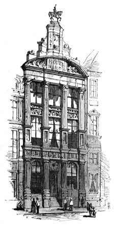 Maison des Brasseurs, Brussels, 1872. Creator: Unknown