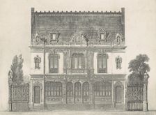 Maison élevée Rue St. Georges par M. Renaud, ca. 1841. Creators: Hippolyte Fizeau, Noël Marie Paymal Lerebours