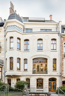 Maison Emile Waxweiler, 33 Sq Vergote, (1907), c2014-2017. Artist: Alan John Ainsworth