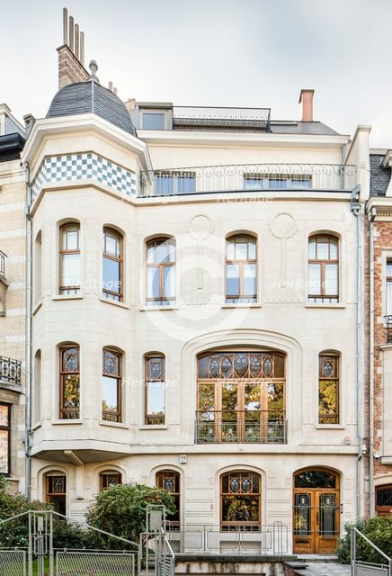 Maison Emile Waxweiler, 33 Sq Vergote, (1907), c2014-2017. Artist: Alan John Ainsworth.