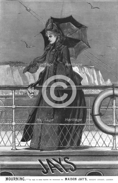 ''Maison Jay's mourning outfitters',1888. Creator: Unknown.