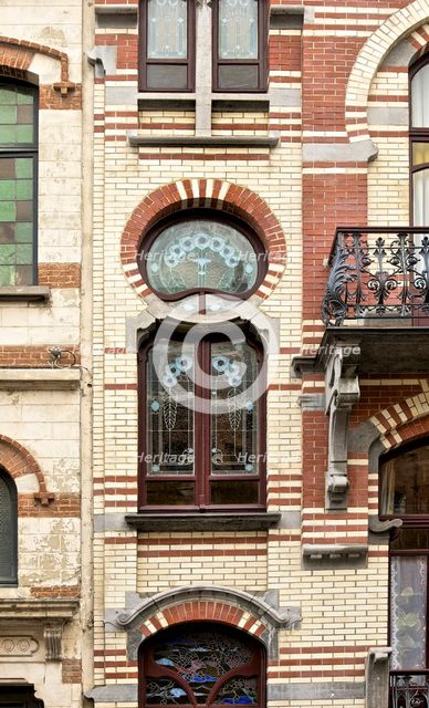 Maison Kwachet, 51 Rue Van Campenhout, Brussels, Belgium, (1901), c2014-2017. Artist: Alan John Ainsworth.