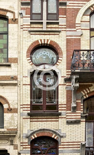 Maison Kwachet, 51 Rue Van Campenhout, Brussels, Belgium, (1901), c2014-2017. Artist: Alan John Ainsworth.