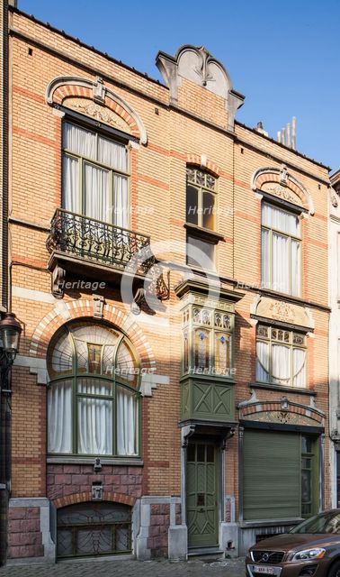 Maison Langbehn, 90-92 Rue Renkin, (1901), c2014-2017. Artist: Alan John Ainsworth.