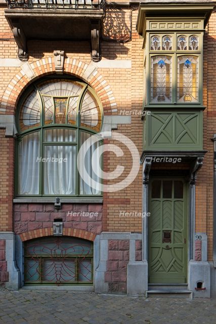 Maison Langbehn, 90-92 Rue Renkin, (1901), c2014-2017. Artist: Alan John Ainsworth.