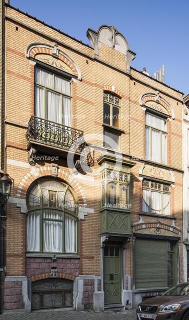 Maison Langbehn, 90-92 Rue Renkin, (1901), c2014-2017. Artist: Alan John Ainsworth.