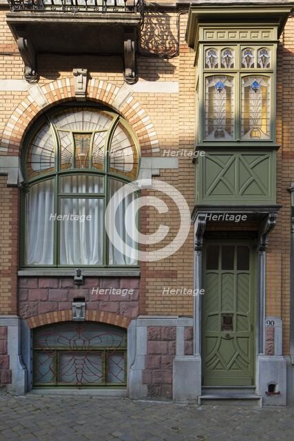 Maison Langbehn, 90-92 Rue Renkin, (1901), c2014-2017. Artist: Alan John Ainsworth.