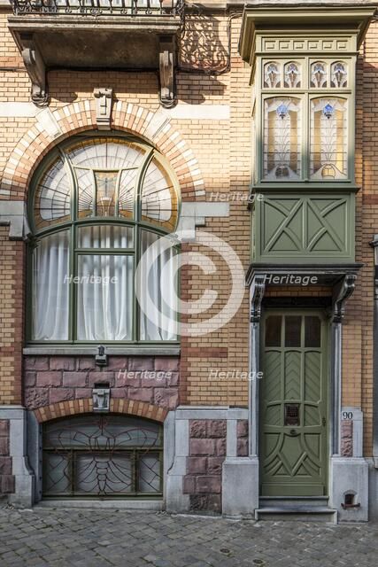 Maison Langbehn, 90-92 Rue Renkin, (1901), c2014-2017. Artist: Alan John Ainsworth.