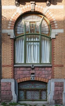Maison Langbehn, 90-92 Rue Renkin, Brussels, Belgium, (1901), c2014-2017. Artist: Alan John Ainsworth