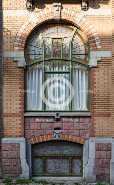 Maison Langbehn, 90-92 Rue Renkin, Brussels, Belgium, (1901), c2014-2017. Artist: Alan John Ainsworth.
