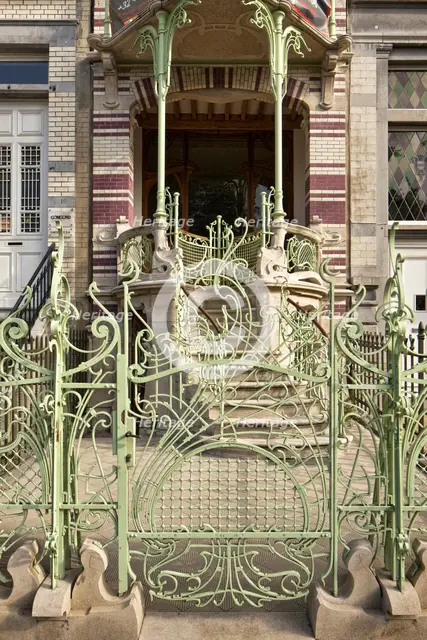 Maison St. Cyr, 11 Square Ambiorix, Brussels, Belgium, (1900), c2014-2017. Artist: Alan John Ainsworth.