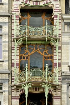 Maison St. Cyr, 11 Square Ambiorix, Brussels, Belgium, (1900), c2014-2017. Artist: Alan John Ainsworth