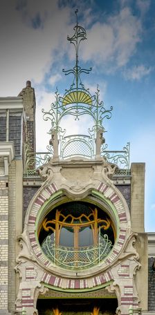Maison St. Cyr, 11 Square Ambiorix, Brussels, Belgium, (1900), c2014-2017. Artist: Alan John Ainsworth