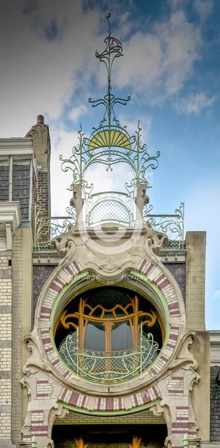 Maison St. Cyr, 11 Square Ambiorix, Brussels, Belgium, (1900), c2014-2017. Artist: Alan John Ainsworth.