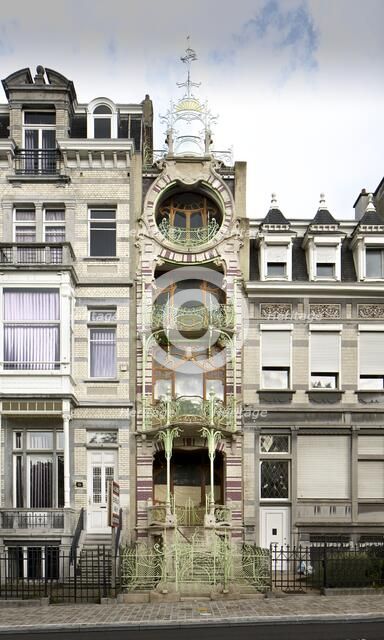 Maison St. Cyr, 11 Square Ambiorix, Brussels, Belgium, (1900), c2014-2017. Artist: Alan John Ainsworth.