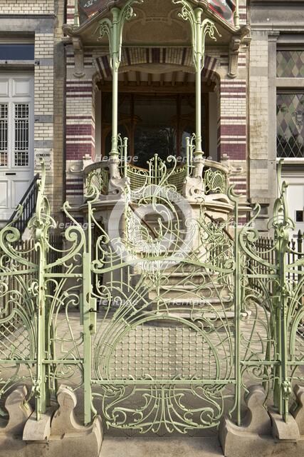 Maison St. Cyr, 11 Square Ambiorix, Brussels, Belgium, (1900), c2014-2017. Artist: Alan John Ainsworth.