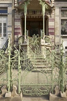 Maison St. Cyr, 11 Square Ambiorix, Brussels, Belgium, (1900), c2014-2017. Artist: Alan John Ainsworth