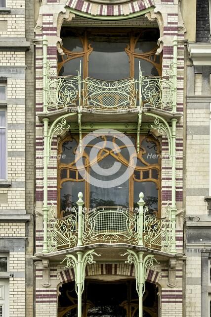 Maison St. Cyr, 11 Square Ambiorix, Brussels, Belgium, (1900), c2014-2017. Artist: Alan John Ainsworth.