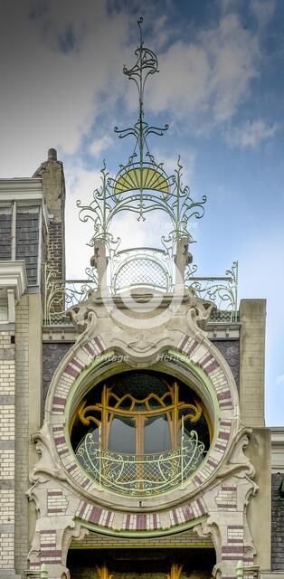 Maison St. Cyr, 11 Square Ambiorix, Brussels, Belgium, (1900), c2014-2017. Artist: Alan John Ainsworth.