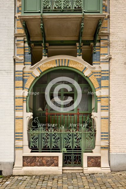 Maison Strauven, Brussels, Belgium, (1905), c2014-2017. Artist: Alan John Ainsworth.