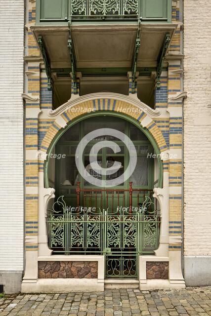 Maison Strauven, Brussels, Belgium, (1905), c2014-2017. Artist: Alan John Ainsworth.