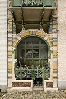 Maison Strauven, Brussels, Belgium, (1905), c2014-2017. Artist: Alan John Ainsworth
