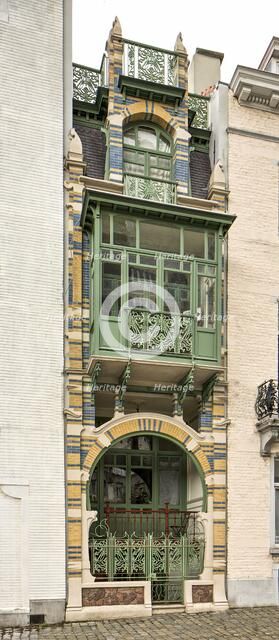 Maison Strauven, Brussels, Belgium, (1905), c2014-2017. Artist: Alan John Ainsworth.