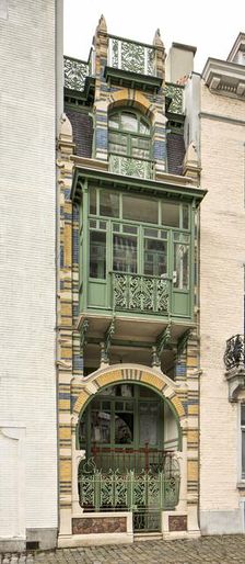 Maison Strauven, Brussels, Belgium, (1905), c2014-2017. Artist: Alan John Ainsworth