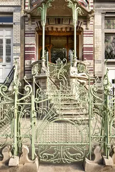 Maison Saint Cyr, 11 Square Ambiorix, (1900), Brussels, Belgium, c2014-2017. Artist: Alan John Ainsworth