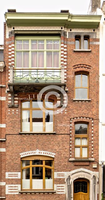 Maison Sander Pierron, 157 Rue de l'Aqueduc, Brussels, Belgium, (1903), c2014-2017. Artist: Alan John Ainsworth.