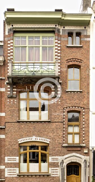 Maison Sander Pierron, 157 Rue de l'Aqueduc, Brussels, Belgium, (1903), c2014-2017. Artist: Alan John Ainsworth.