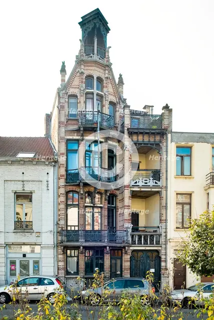Maison Van Dijck, 85 Bld. Clovis, (1900), c2014-2017. Artist: Alan John Ainsworth.
