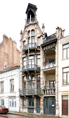 Maison Van Dijck, 85 Bld. Clovis, (1900), c2014-2017. Artist: Alan John Ainsworth