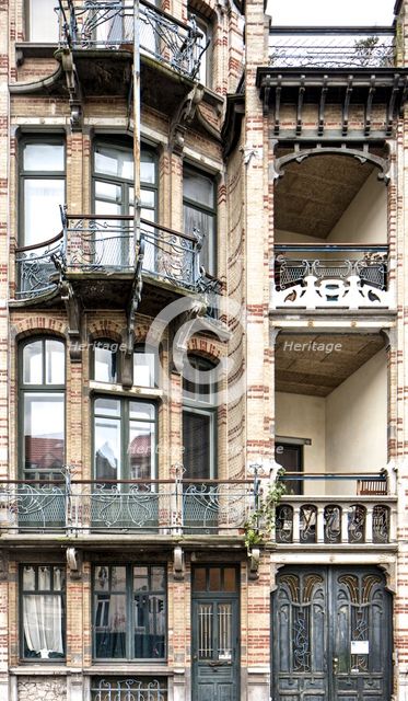 Maison Van Dijck, 85 Bld. Clovis, (1900), c2014-2017. Artist: Alan John Ainsworth.