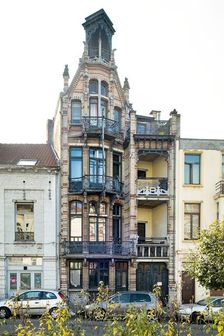 Maison Van Dijck, 85 Bld. Clovis, (1900), c2014-2017. Artist: Alan John Ainsworth