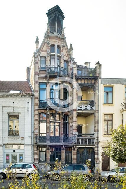 Maison Van Dijck, 85 Bld. Clovis, (1900), c2014-2017. Artist: Alan John Ainsworth.