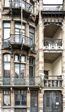 Maison Van Dijck, 85 Bld. Clovis, (1900), c2014-2017. Artist: Alan John Ainsworth