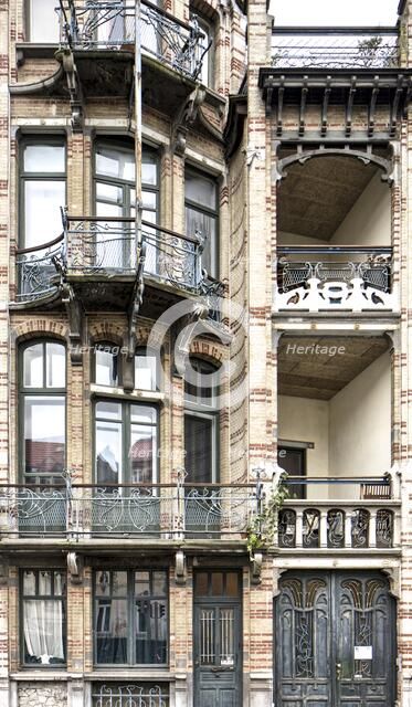 Maison Van Dijck, 85 Bld. Clovis, (1900), c2014-2017. Artist: Alan John Ainsworth.