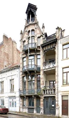 Maison Van Dijck, 85 Bld. Clovis, (1900), c2014-2017. Artist: Alan John Ainsworth